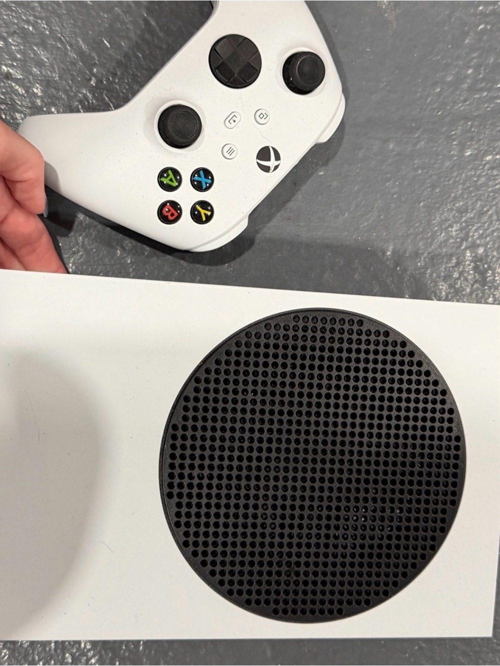 Microsoft Xbox Series S White Console with Wireless Controller